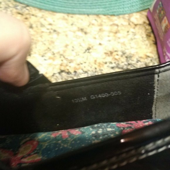 Grey's Anatomy Womens Size 10.5M Patent Black Non Slip Nursing Clogs by Softwalk - Picture 10 of 12